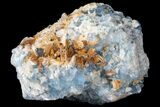 Blue, Cubic Fluorite Crystal Cluster - New Mexico #100984-2